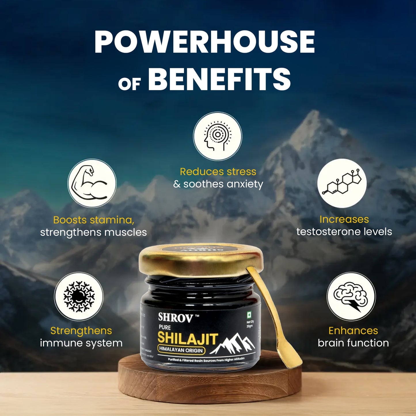 Pure Shilajit Himalayan Origin